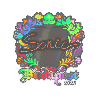Sticker | Sonic (Holo) | Budapest 2025 CS2 skin