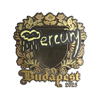 Sticker | Mercury (Gold) | Budapest 2025 CS2 skin