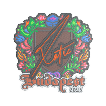Sticker | XotiC (Embroidered) | Budapest 2025 CS2 skin