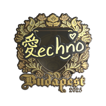 Sticker | Techno4K (Gold) | Budapest 2025 CS2 skin