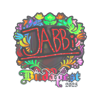 Sticker | jabbi (Holo) | Budapest 2025 CS2 skin
