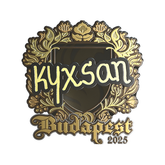 Sticker | kyxsan (Gold) | Budapest 2025 CS2 skin
