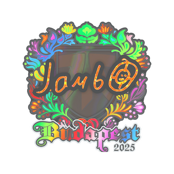 Sticker | jambo (Holo) | Budapest 2025 CS2 skin