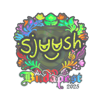 Sticker | sjuush (Holo) | Budapest 2025 CS2 skin