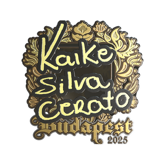 Sticker | KSCERATO (Gold) | Budapest 2025 CS2 skin