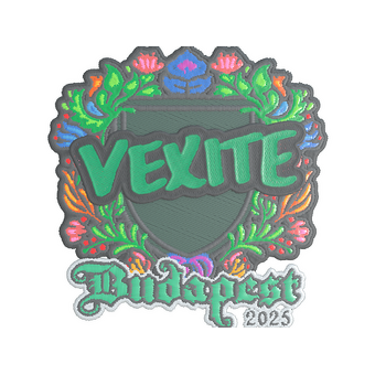 Sticker | vexite (Embroidered) | Budapest 2025 CS2 skin
