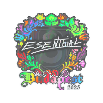 Sticker | esenthial (Holo) | Budapest 2025 CS2 skin