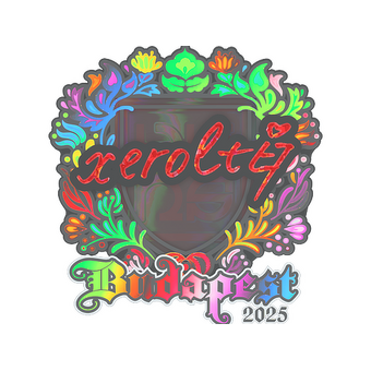 Sticker | xerolte (Holo) | Budapest 2025 CS2 skin