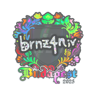 Sticker | brnz4n (Holo) | Budapest 2025 CS2 skin
