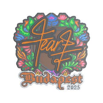 Sticker | fEAR (Embroidered) | Budapest 2025 CS2 skin