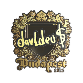 Sticker | dav1deuS (Gold) | Budapest 2025 CS2 skin
