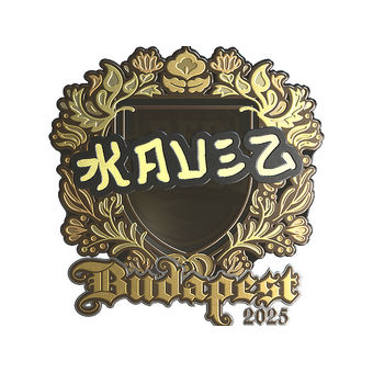 Sticker | kauez (Gold) | Budapest 2025 CS2 skin