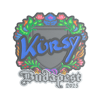 Sticker | Kursy (Embroidered) | Budapest 2025 CS2 skin