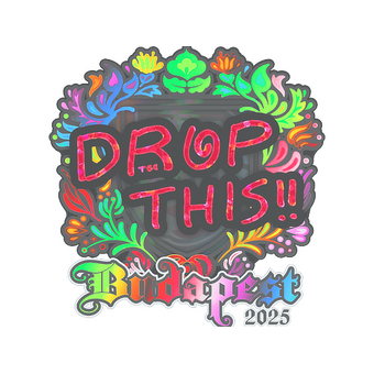 Sticker | drop (Holo) | Budapest 2025 CS2 skin