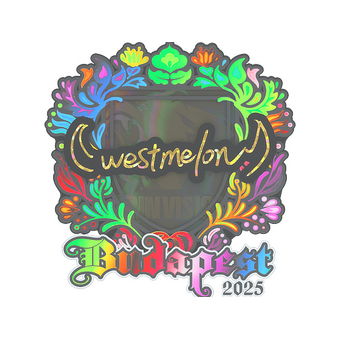 Sticker | westmelon (Holo) | Budapest 2025 CS2 skin