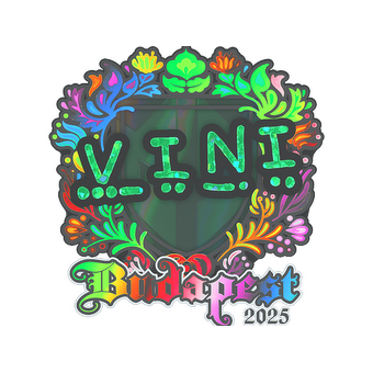 Sticker | VINI (Holo) | Budapest 2025 CS2 skin