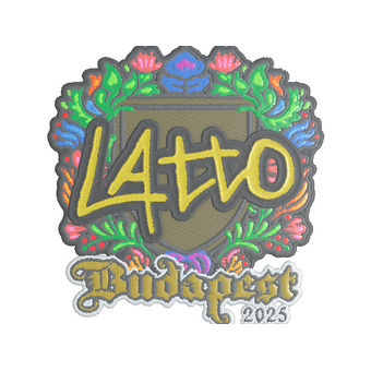 Sticker | latto (Embroidered) | Budapest 2025 CS2 skin