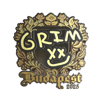 Sticker | Grim (Gold) | Budapest 2025 CS2 skin
