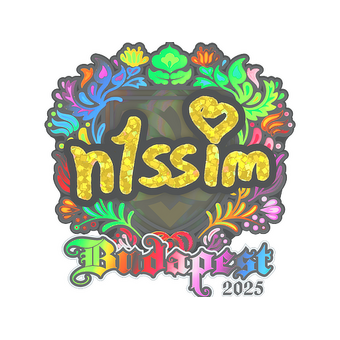 Sticker | n1ssim (Holo) | Budapest 2025 CS2 skin