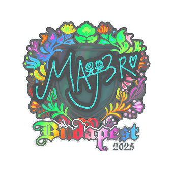Sticker | MAJ3R (Holo) | Budapest 2025 CS2 skin