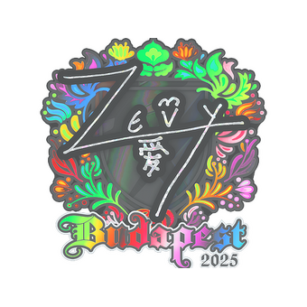 Sticker | zevy (Holo) | Budapest 2025 CS2 skin