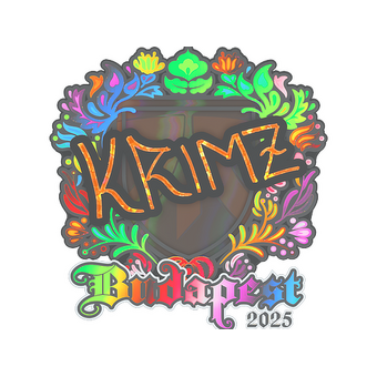Sticker | KRIMZ (Holo) | Budapest 2025 CS2 skin