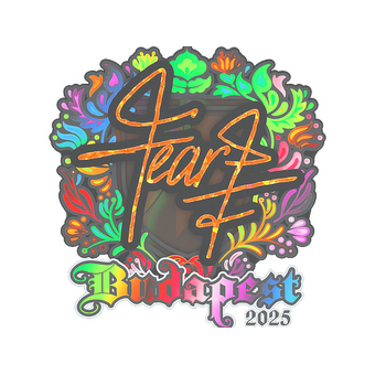Sticker | fEAR (Holo) | Budapest 2025 CS2 skin