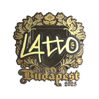 Sticker | latto (Gold) | Budapest 2025 CS2 skin