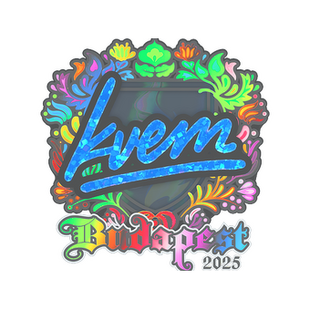 Sticker | Kvem (Holo) | Budapest 2025 CS2 skin
