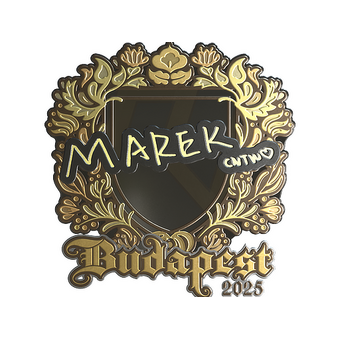 Sticker | Marek (Gold) | Budapest 2025 CS2 skin
