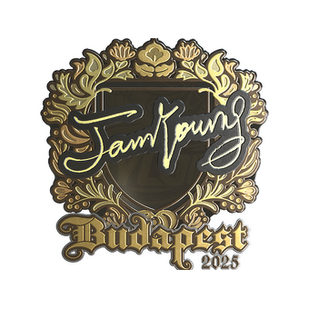 Sticker | JamYoung (Gold) | Budapest 2025 CS2 skin