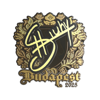 Sticker | siuhy (Gold) | Budapest 2025 CS2 skin