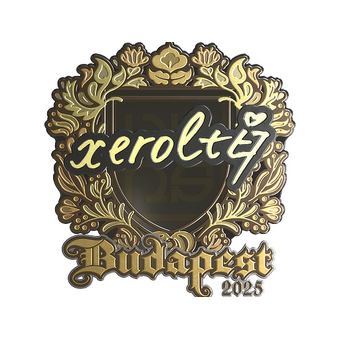 Sticker | xerolte (Gold) | Budapest 2025 CS2 skin