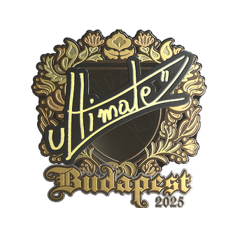 Sticker | ultimate (Gold) | Budapest 2025 CS2 skin