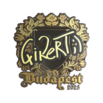 Sticker | qikert (Gold) | Budapest 2025 CS2 skin