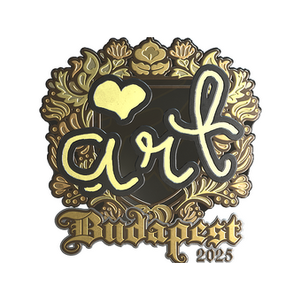 Sticker | arT (Gold) | Budapest 2025 CS2 skin