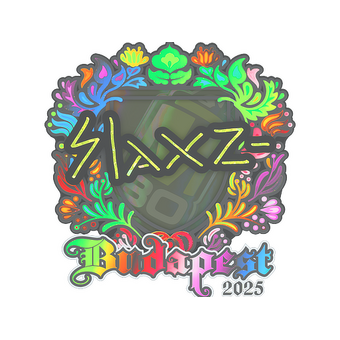 Sticker | slaxz- (Holo) | Budapest 2025 CS2 skin