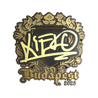 Sticker | xiELO (Gold) | Budapest 2025 CS2 skin