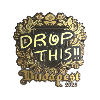 Sticker | drop (Gold) | Budapest 2025 CS2 skin