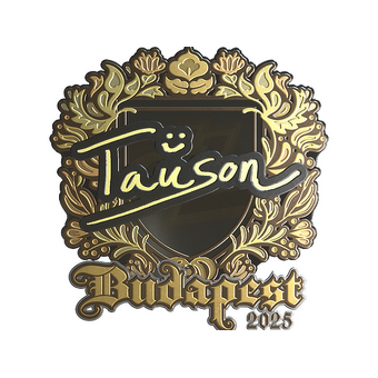 Sticker | Tauson (Gold) | Budapest 2025 CS2 skin