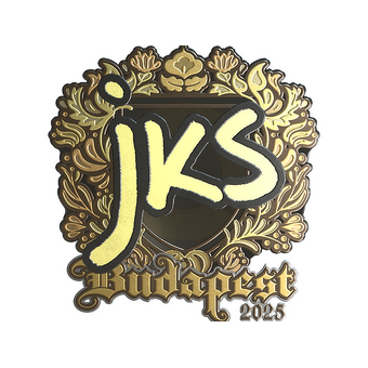 Sticker | jks (Gold) | Budapest 2025 CS2 skin