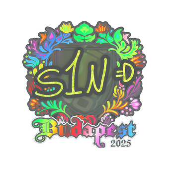 Sticker | s1n (Holo) | Budapest 2025 CS2 skin