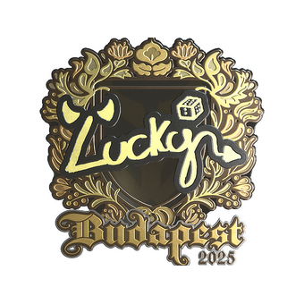 Sticker | Lucky (Gold) | Budapest 2025 CS2 skin
