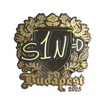 Sticker | s1n (Gold) | Budapest 2025 CS2 skin