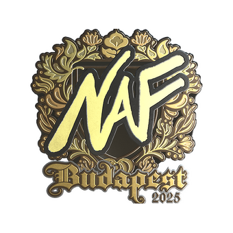 Sticker | NAF (Gold) | Budapest 2025 CS2 skin