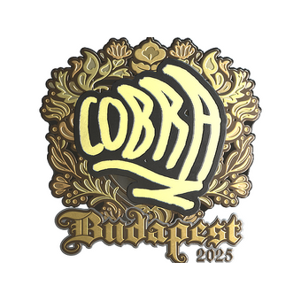 Sticker | cobra (Gold) | Budapest 2025 CS2 skin