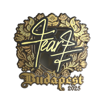 Sticker | fEAR (Gold) | Budapest 2025 CS2 skin