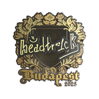 Sticker | headtr1ck (Gold) | Budapest 2025 CS2 skin