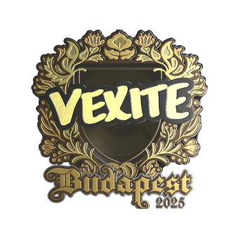 Sticker | vexite (Gold) | Budapest 2025 CS2 skin