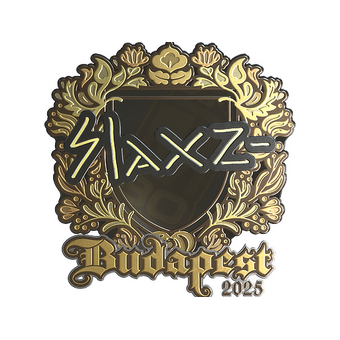 Sticker | slaxz- (Gold) | Budapest 2025 CS2 skin